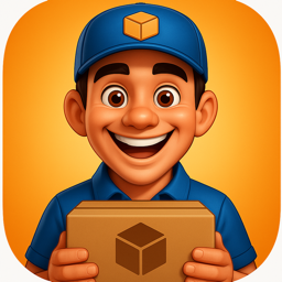 Paket-Held Icon